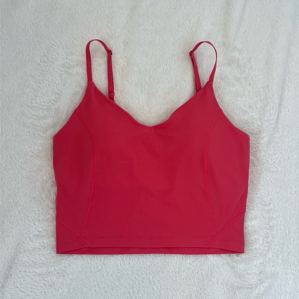 SOLD 🩷 (4) c/d align cropped cami tank top *light support Lululemon